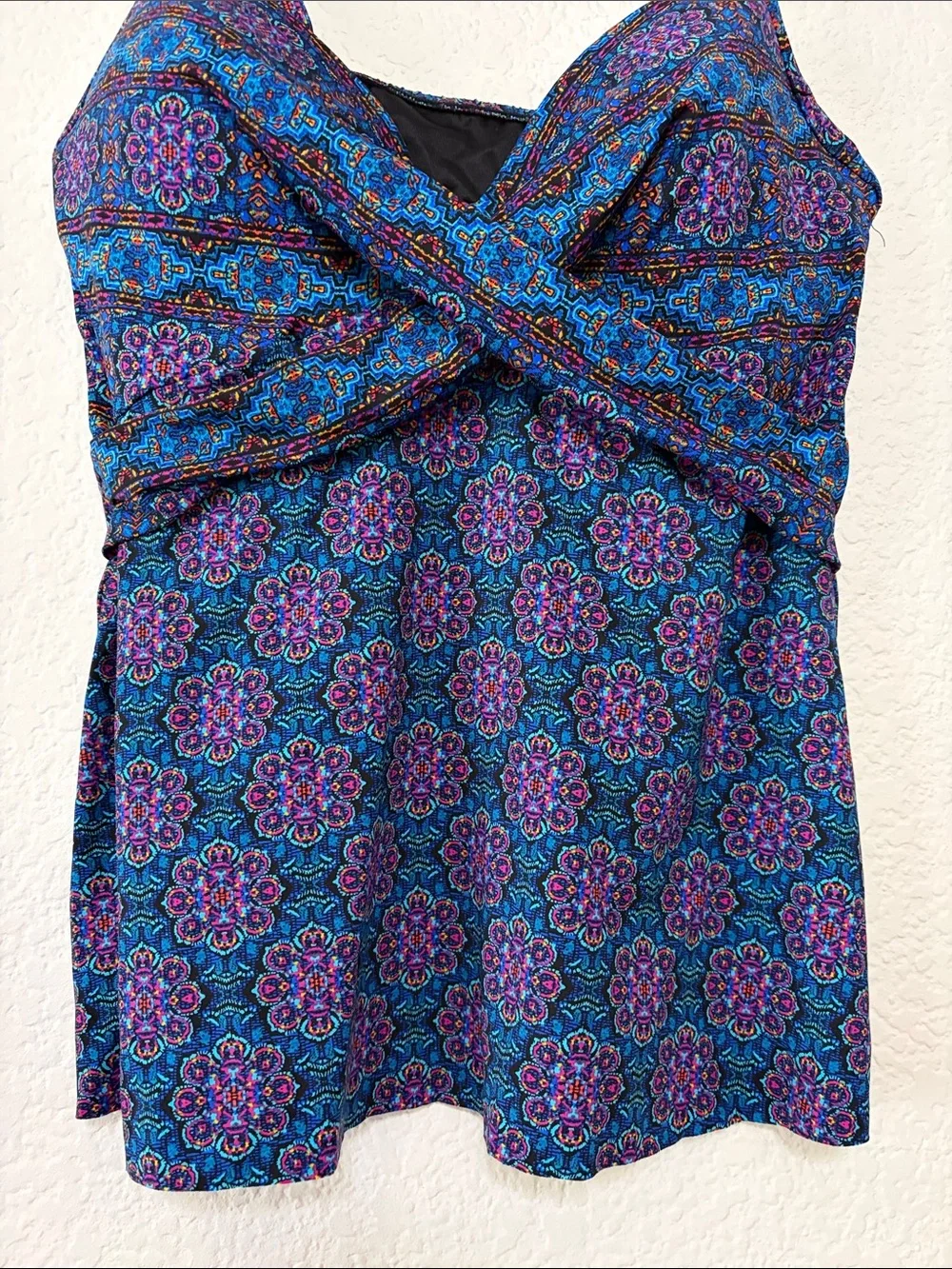 Miraclesuit Allura Geo Mandala Tankini Swim Top